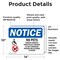 Signmission No Pets Service Animals Allowed, 14 in W x Rectangle, Vinyl Decal OS-2PACK-NS-D-1014-L-16174 - alternate 4